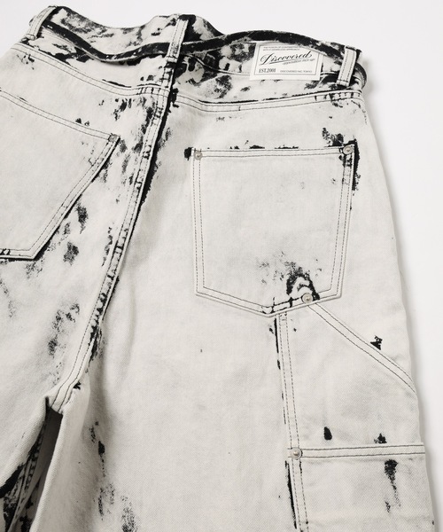 DISCOVERED(ディスカバード)の「BLEACH HAKAMA SHORTS(デニムパンツ・メンズ・ホワイト/ブラック・1/3)」の16枚目の写真