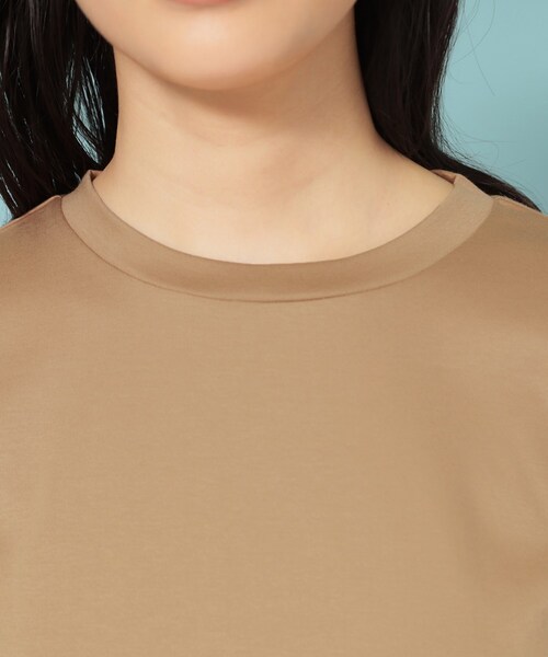 Sunauna（スーナウーナ）の「【チュール袖】パフスリーブカットソー（Tシャツ/カットソー・レディース・サンドベージュ/ブラック/オフホワイト・40/38/36）」の21枚目の写真
