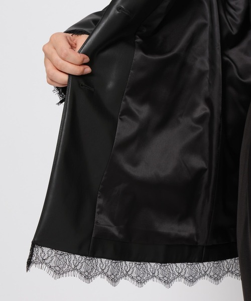 HARE（ハレ）の「マルチマテリアルテーラージャケット(HARE)（テーラードジャケット・レディース・チャコールグレー/ブラック・FREE）」の12枚目の写真