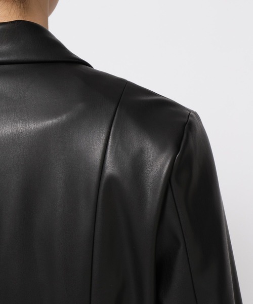 HARE（ハレ）の「マルチマテリアルテーラージャケット(HARE)（テーラードジャケット・レディース・チャコールグレー/ブラック・FREE）」の14枚目の写真