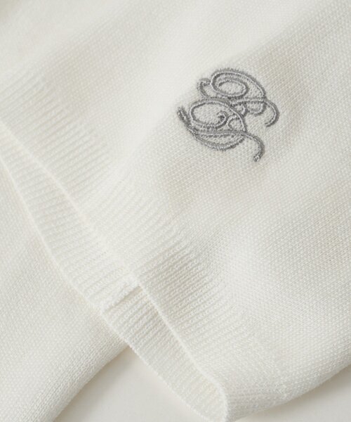 RIVE DROITE(リヴドロワ)の「【接触冷感】ゴブソデニットTee(ニット/セーター・レディース・オフホワイト/ブラック/バーガンディー・FREE)」の13枚目の写真