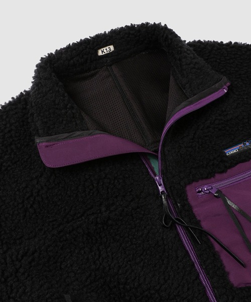 KHOKI（コッキ）の「Feece-texture jacket（その他アウター・メンズ・ベージュ/カーキ/ブラック・3）」の6枚目の写真