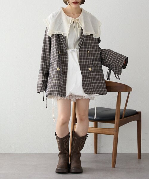 w closet(ダブルクローゼット)の「【25AW】ウエスタンブーツ(ブーツ・レディース・ブラウン/キャメル・MEDIUM/LARGE)」の7枚目の写真