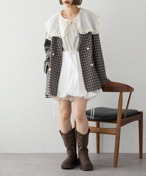 w closet(ダブルクローゼット)の「【25AW】ウエスタンブーツ(ブーツ・レディース・ブラウン/キャメル・MEDIUM/LARGE)」の8枚目の写真