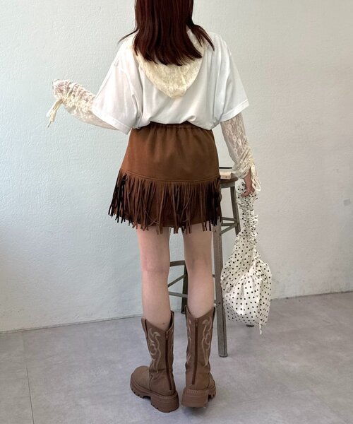 w closet(ダブルクローゼット)の「【25AW】ウエスタンブーツ(ブーツ・レディース・ブラウン/キャメル・MEDIUM/LARGE)」の19枚目の写真