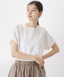 【汗染み防止】ラグランスリーブTシャツ【洗濯機OK/UVケア】