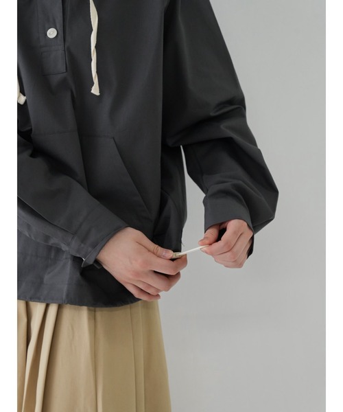 Bargiee（バージー）の「アノラック　秋冬新作　シャツ　ユニセックス（シャツ/ブラウス・メンズ・カーキ/チャコールグレー/ブルー・FREE）」の11枚目の写真