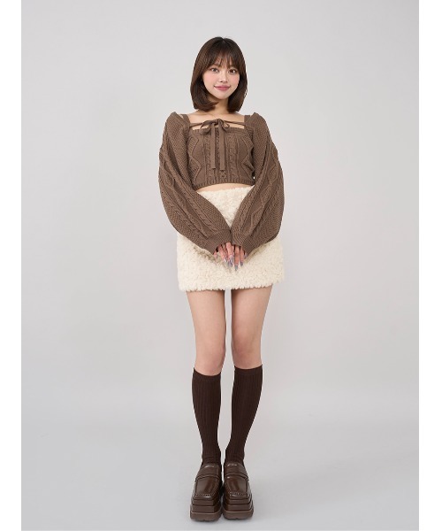 Darich ダーリッチ スムースファーミニスカート Mサイズ スムースファーミニスカート（スカート）｜Darich（ダーリッチ