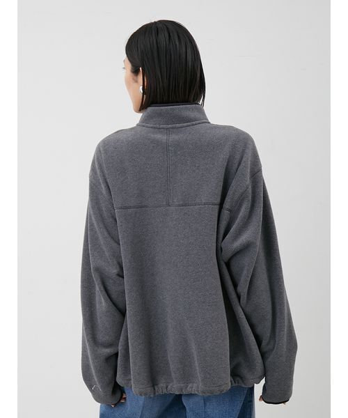 Mila Owen（ミラオーウェン）の「オーバーサイズフリースブルゾン（ブルゾン・レディース・ミント/アイボリー/グレー・F）」の10枚目の写真