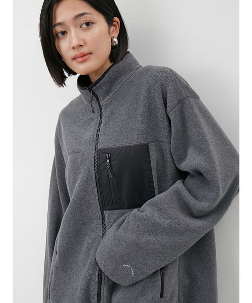 セール】オーバーサイズフリースブルゾン（ブルゾン）｜Mila Owen