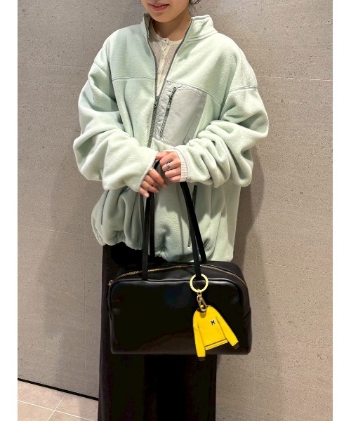 Mila Owen（ミラオーウェン）の「オーバーサイズフリースブルゾン（ブルゾン・レディース・ミント/アイボリー/グレー・F）」の3枚目の写真