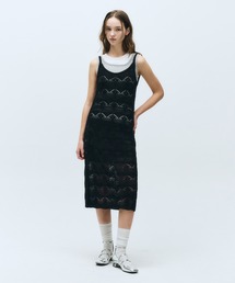 W CROCHET SLEEVELESS DRESS