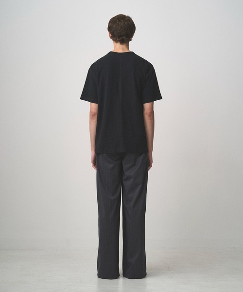 Juha（ユハ）の「PILE TEE（Tシャツ/カットソー・メンズ・ブラック/ナチュラル/ネイビー・3/4）」の6枚目の写真