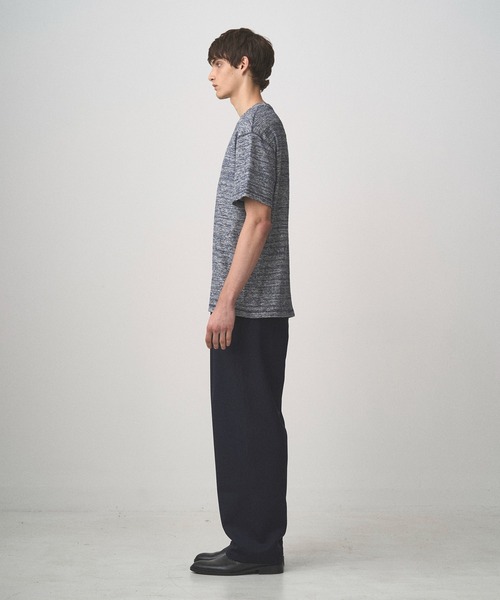 Juha（ユハ）の「PILE TEE（Tシャツ/カットソー・メンズ・ブラック/ナチュラル/ネイビー・3/4）」の11枚目の写真