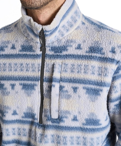 BILLABONG（ビラボン）の「BILLABONG メンズ 24A411507-BOUNDARY MOCK スウェットジャケット 【2025年秋冬モデル】/ビラボンハーフジップドローコード付きハイネックフリースブルゾン（その他アウター・メンズ・ブラック/ブルー/マルチ・MEDIUM/LARGE/X-LARGE）」の6枚目の写真