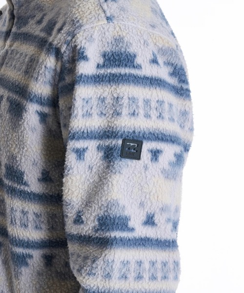 BILLABONG（ビラボン）の「BILLABONG メンズ 24A411507-BOUNDARY MOCK スウェットジャケット 【2025年秋冬モデル】/ビラボンハーフジップドローコード付きハイネックフリースブルゾン（その他アウター・メンズ・ブラック/ブルー/マルチ・MEDIUM/LARGE/X-LARGE）」の8枚目の写真