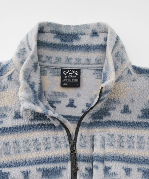 BILLABONG（ビラボン）の「BILLABONG メンズ 24A411507-BOUNDARY MOCK スウェットジャケット 【2025年秋冬モデル】/ビラボンハーフジップドローコード付きハイネックフリースブルゾン（その他アウター・メンズ・ブラック/ブルー/マルチ・MEDIUM/LARGE/X-LARGE）」の10枚目の写真