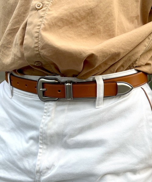 Wrangler（ラングラー）の「Wrangler / WESTERN BELT / WA1001（ベルト・メンズ・キャメル/ブラック・FREE）」の7枚目の写真