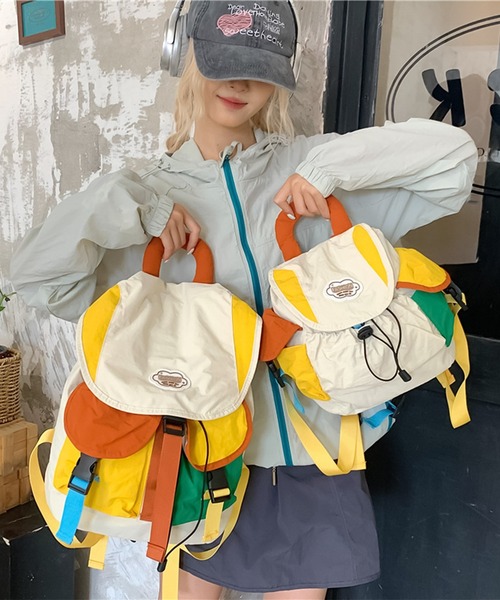 blackdia ocean(ブラックダイヤオーシャン)の「blackdia ocean マルチカラー リュック(バックパック/リュック・レディース・マルチ・SMALL/MEDIUM)」の1枚目の写真