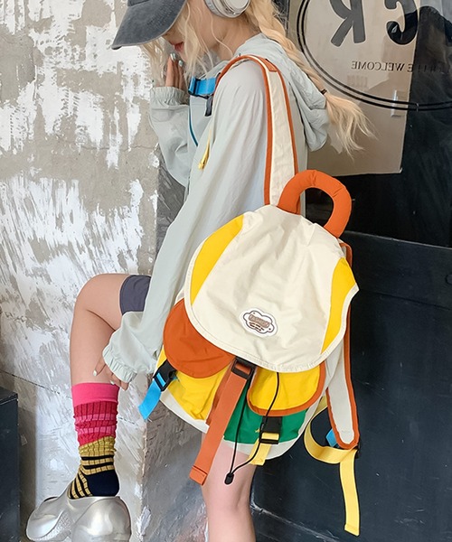 blackdia ocean(ブラックダイヤオーシャン)の「blackdia ocean マルチカラー リュック(バックパック/リュック・レディース・マルチ・SMALL/MEDIUM)」の21枚目の写真