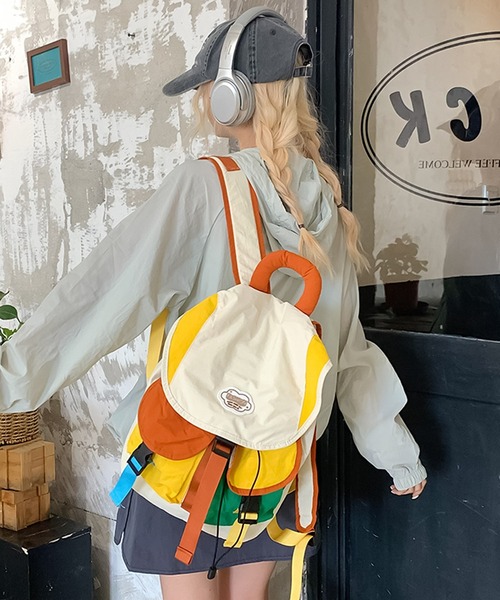 blackdia ocean(ブラックダイヤオーシャン)の「blackdia ocean マルチカラー リュック(バックパック/リュック・レディース・マルチ・SMALL/MEDIUM)」の15枚目の写真