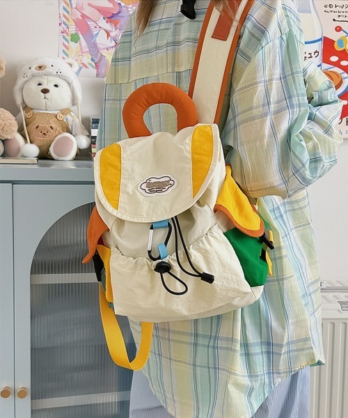 blackdia ocean(ブラックダイヤオーシャン)の「blackdia ocean マルチカラー リュック(バックパック/リュック・レディース・マルチ・SMALL/MEDIUM)」の3枚目の写真