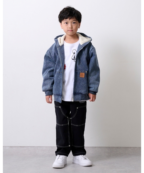 XLARGE KIDS(エクストララージキッズ)の「総柄グラフィティ長袖Tシャツ(Tシャツ/カットソー・キッズ・ブラック/レッド/ホワイト・130cm/110cm/120cm/140cm/90cm/100cm/80cm)」の14枚目の写真