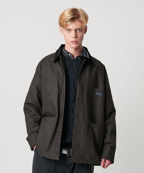 B813 ユニバーサルオーバーオール　セットアップ　カバーオール　ブラック　美品 B813 ユニバーサルオーバーオール セットアップ カバーオール