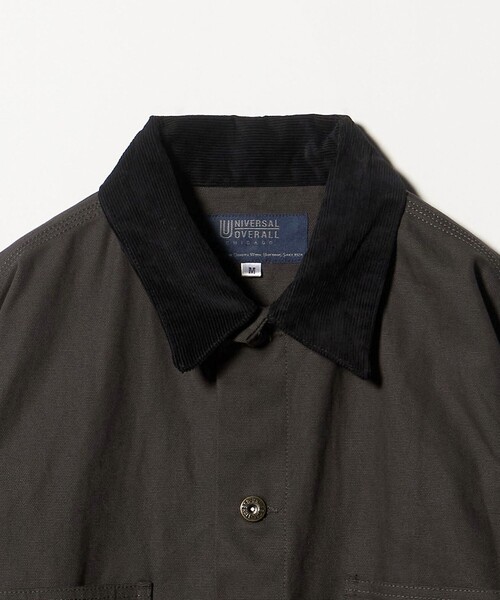 UNIVERSAL OVERALL（ユニバーサルオーバーオール）の「【別注】＜UNIVERSAL OVERALL＞ダック カバーオール（カバーオール・メンズ・ネイビー/ダークグレー/オフホワイト・L/M/XL/S）」の12枚目の写真
