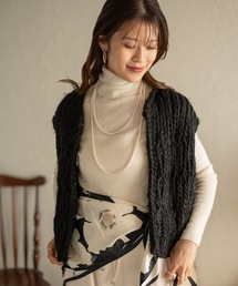 Muffiny（マフィニー）の「ハンドニットローピングベスト（ベスト）」