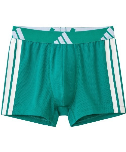 adidas（アディダス）の「adidas/アディダス ボクサーパンツ 3ストライプス メッシュタイプ（ボクサーパンツ・メンズ・ブラック/ブルー系その他2/レッド/ブルー系その他/グリーン系その他・MEDIUM/LARGE/X-LARGE）」の3枚目の写真