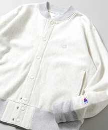 Champion（チャンピオン）の「Champion/チャンピオン 別注 REVERSE WEAVE SNAP SWEAT JACKET/リバースウィーブ スナップ スウェット ジャケット/ノーカラー ジャケット（スウェット・メンズ）」