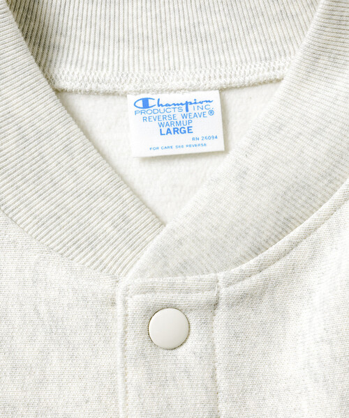 セール】Champion/チャンピオン 別注 REVERSE WEAVE SNAP SWEAT JACKET