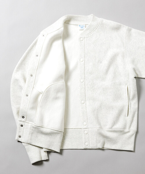 セール】Champion/チャンピオン 別注 REVERSE WEAVE SNAP SWEAT JACKET