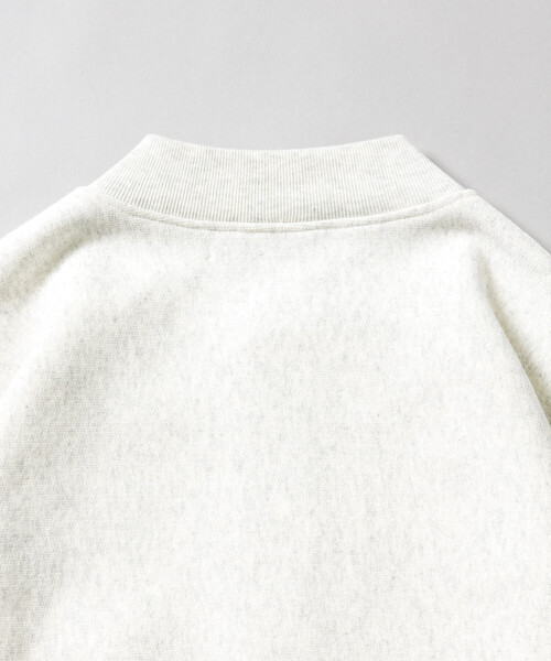 Champion(チャンピオン)の「Champion/チャンピオン 別注 REVERSE WEAVE SNAP SWEAT JACKET/リバースウィーブ スナップ スウェット ジャケット/ノーカラー ジャケット(スウェット・メンズ・その他1/ライトグレー/ブラック・SMALL/MEDIUM/LARGE)」の18枚目の写真
