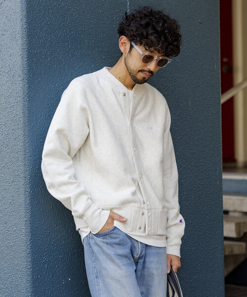 Champion/チャンピオン 別注 REVERSE WEAVE SNAP SWEAT JACKET