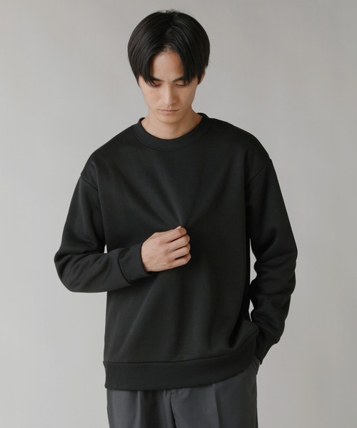 LIL VENDARS(リルヴェンダース)の「Buyer's Select / カルボアワイドクルーネックスウェット(スウェット・メンズ・グレイッシュベージュ/ブラック/オートミール/スミクロ・M/2L/L)」の1枚目の写真