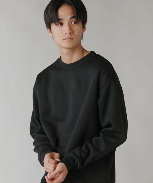 LIL VENDARS(リルヴェンダース)の「Buyer's Select / カルボアワイドクルーネックスウェット(スウェット・メンズ・グレイッシュベージュ/ブラック/オートミール/スミクロ・M/2L/L)」の5枚目の写真