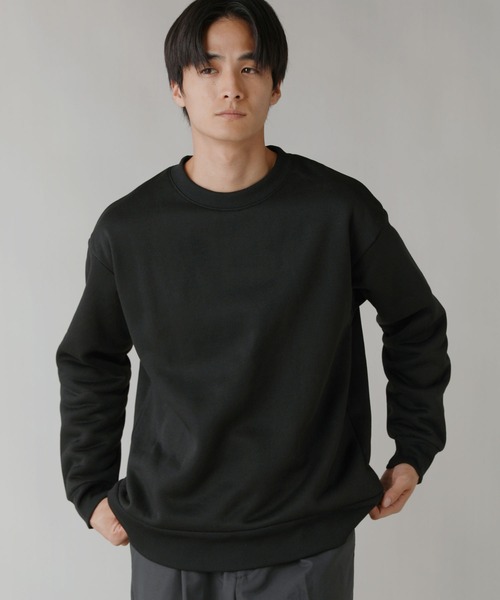 LIL VENDARS(リルヴェンダース)の「Buyer's Select / カルボアワイドクルーネックスウェット(スウェット・メンズ・グレイッシュベージュ/ブラック/オートミール/スミクロ・M/2L/L)」の7枚目の写真