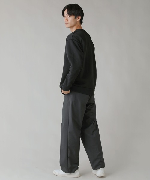 LIL VENDARS(リルヴェンダース)の「Buyer's Select / カルボアワイドクルーネックスウェット(スウェット・メンズ・グレイッシュベージュ/ブラック/オートミール/スミクロ・M/2L/L)」の9枚目の写真