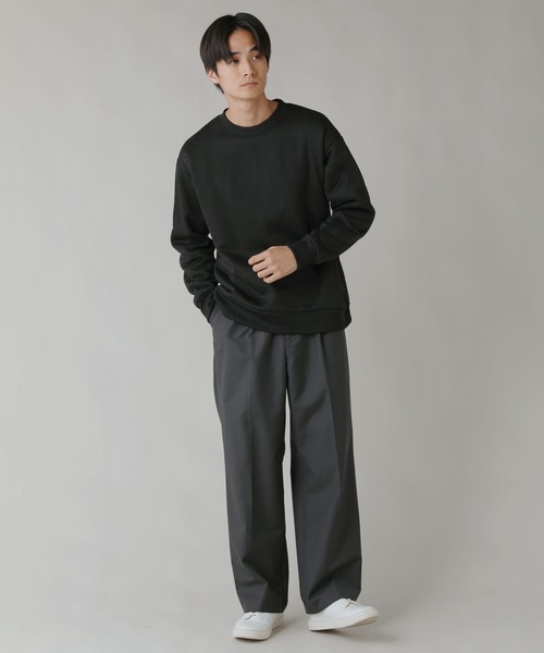 LIL VENDARS(リルヴェンダース)の「Buyer's Select / カルボアワイドクルーネックスウェット(スウェット・メンズ・グレイッシュベージュ/ブラック/オートミール/スミクロ・M/2L/L)」の10枚目の写真