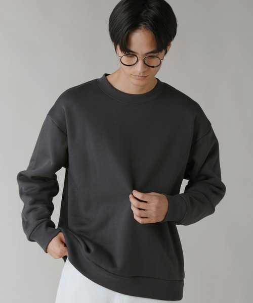 LIL VENDARS(リルヴェンダース)の「Buyer's Select / カルボアワイドクルーネックスウェット(スウェット・メンズ・グレイッシュベージュ/ブラック/オートミール/スミクロ・M/2L/L)」の11枚目の写真