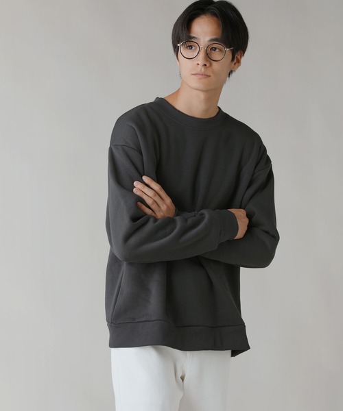 LIL VENDARS(リルヴェンダース)の「Buyer's Select / カルボアワイドクルーネックスウェット(スウェット・メンズ・グレイッシュベージュ/ブラック/オートミール/スミクロ・M/2L/L)」の12枚目の写真