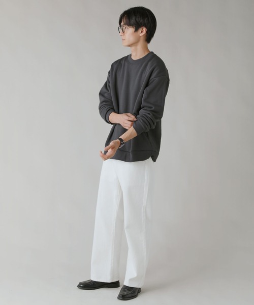 LIL VENDARS(リルヴェンダース)の「Buyer's Select / カルボアワイドクルーネックスウェット(スウェット・メンズ・グレイッシュベージュ/ブラック/オートミール/スミクロ・M/2L/L)」の15枚目の写真