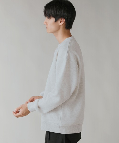 LIL VENDARS(リルヴェンダース)の「Buyer's Select / カルボアワイドクルーネックスウェット(スウェット・メンズ・グレイッシュベージュ/ブラック/オートミール/スミクロ・M/2L/L)」の18枚目の写真
