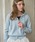 Birthday room�i�o�[�X�f�C���[���j�́u�X�^�[�_�u���W�b�v�j�b�g�p�[�J�[/Star double zip knit hoodie�i�p�[�J�[�j�v�b���C�g�u���[