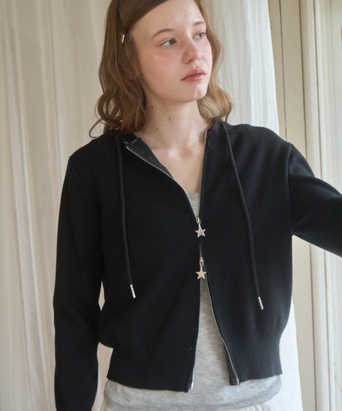 【早い者勝ち】AFB star knit hoodie スター ニット フーディ セール】【AFB / エーエフビー】STAR KNIT HOODIE（パーカー）｜AFB