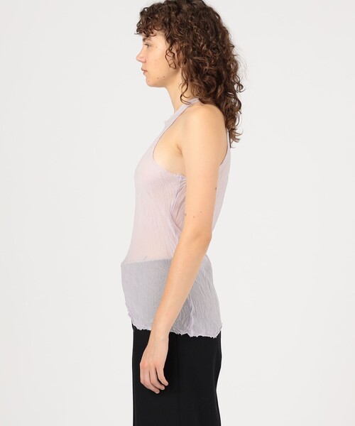 Gabriela Coll Garments(ガブリエラコールガーメンツ)の「GABRIELA COLL GARMENTS NO.73 CRUSHED TOP(シャツ/ブラウス・レディース・ライトパープル・1)」の4枚目の写真