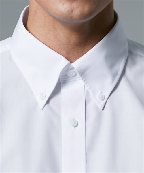 nissen(ニッセン)の「【抗菌防臭・形態安定】ボタンダウン長袖ワイシャツ (M~5Lサイズ)(ビジネスシャツ・メンズ・ホワイト・M1/M2/L1/L2/L3/L4/LL1/LL2/LL3/LL4/3L2/3L3/4L1/4L2/5L1/5L2/5L3/M3/M4/3L1)」の7枚目の写真