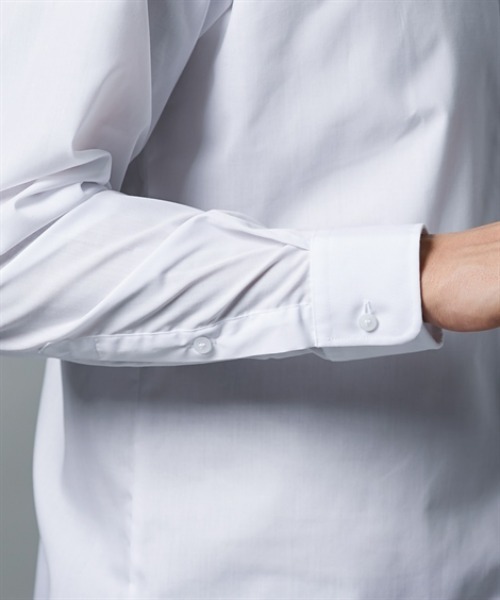 nissen(ニッセン)の「【抗菌防臭・形態安定】ボタンダウン長袖ワイシャツ (M~5Lサイズ)(ビジネスシャツ・メンズ・ホワイト・M1/M2/L1/L2/L3/L4/LL1/LL2/LL3/LL4/3L2/3L3/4L1/4L2/5L1/5L2/5L3/M3/M4/3L1)」の8枚目の写真